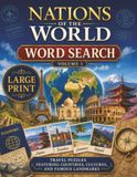 Nations of the World Word Search: Large-Print Travel Puzzles for Adults & Seniors, Volume One