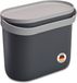 GARANTIA NOVA poubelle 8 litres graphite grey avec pierre grise