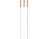 Elite Barbecue spiesen - 12x - metaal/hout - 40 cm - BBQ vleespennen