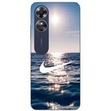 Oppo Etui A17 Nike Logo Wit Zee Zon Maniacase