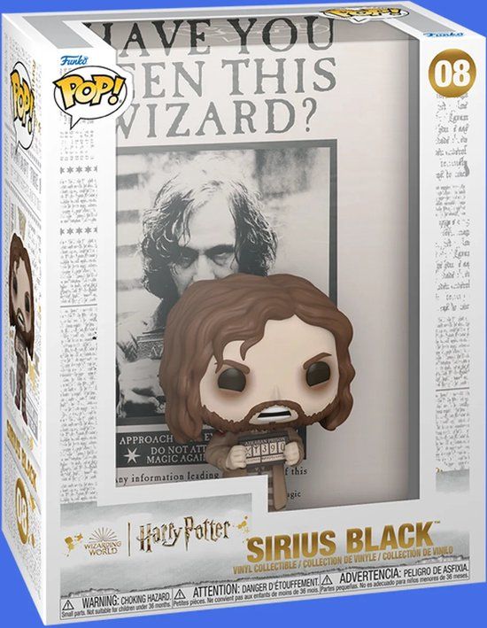 Funko Pop! Harry Potter - Sirius Black Wanted Cover #08 | Action Figure