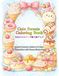 Cute Sweets Coloring Book