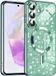 Techsuit Hoesje geschikt voor Samsung Galaxy A36/A56 - Luxury Glitter Back Cover - Geschikt voor MagSafe - Lichtgroen