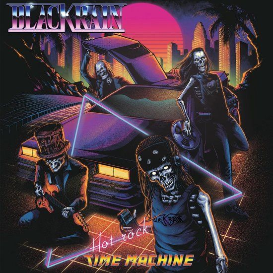 Hot BlackRain Hot Rock Time Machine LP Limited Edition Purple Marlble