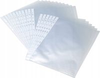 D.RECT Maxi A4+ 100 µm documenthoezen, Transparant, U-hoes, 50 stuks