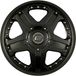 Borbet CWB noir mat 8x18 ET45 5.00x112 jantes en aluminium