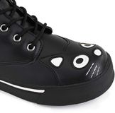 T.U.K. Kitty Sneaker Combat Boot Dames Hoge sneakers - Zwart - EU42