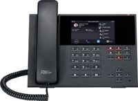 Auerswald COMfortel D-400 Vaste VoIP-telefoon Antwoordapparaat, Handsfree, PoE, Headsetaansluiting Kleuren touchscreen Zwart