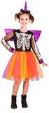 Unicorn Skeletrina Skeleton costume disguise fancy dress girl (Size 5-7 years)
