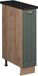 Vicco Apotheekkast Fame-Line, Groen-Goud Landhuis/Goudkleurig Eiken, 20 cm, WB Antraciet