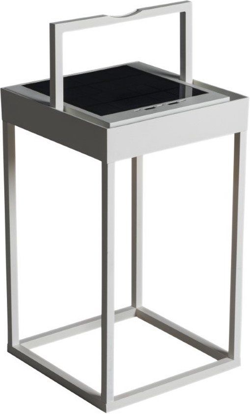 Konstsmide Portofino Tafellamp Buiten - Wit - 18.5 cm - IP54 - 2W - Met Dimfunctie