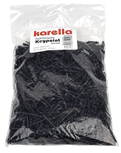 KARELLA Dart punten Keypoint-Special 2 BA zwart 1000 st.