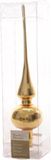 Decoris Christmas Gold Kerstboom decoratie piek goud van glas 26 cm