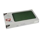 Papstar 20 Napperons, nonwoven "soft selection" 80 cm x 80 cm donkergroen