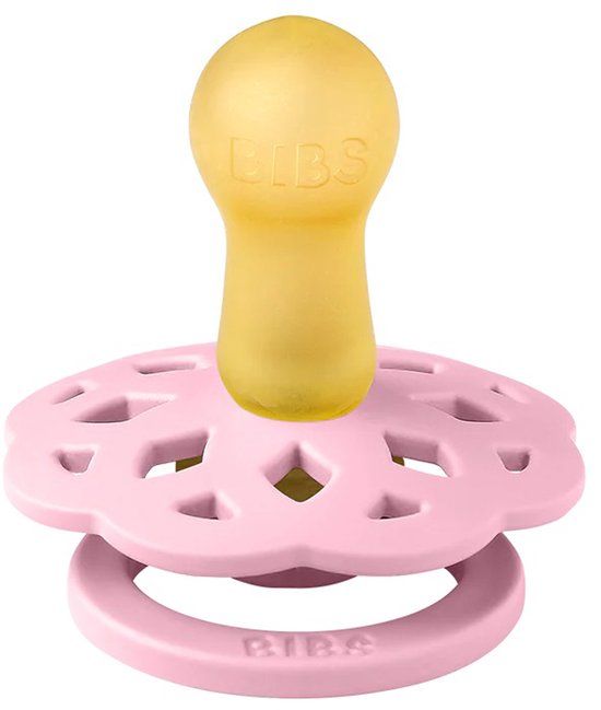 BIBS Boheme Fopspeen - Rond - 2 Stuks - 0-6 Mnd - Baby Pink / Plum
