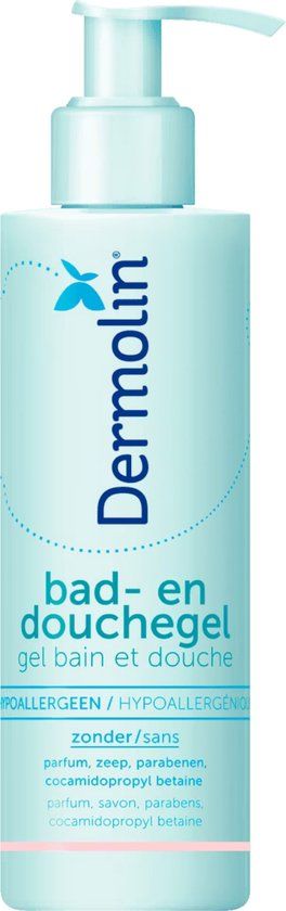 Dermolin Bad- en Douchegel - 200ml - Hypoallergeen - Extra gevoelige huid