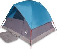 vidaXL Tente dôme 3 personnes imperméable bleu