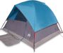 vidaXL Tente dôme 3 personnes imperméable bleu