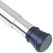 Tringle de rideau barre de douche - Barre de tension sans perçage - Extensible - 25 mm - Blanc - Pour salle de bain et chambre à coucher