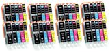 Canon 40 cartouches d'encre compatibles pour les imprimantes Canon