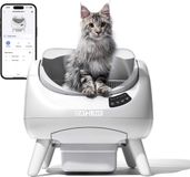 Catlink Open X Zelfreinigende Kattenbak Wit Draadloos Met Filter