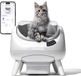 Catlink Open X Zelfreinigende Kattenbak Wit Draadloos Met Filter