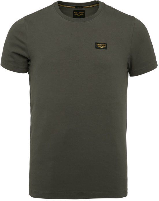 PME Legend T-shirt Logo Donker Groen Heren Maat L