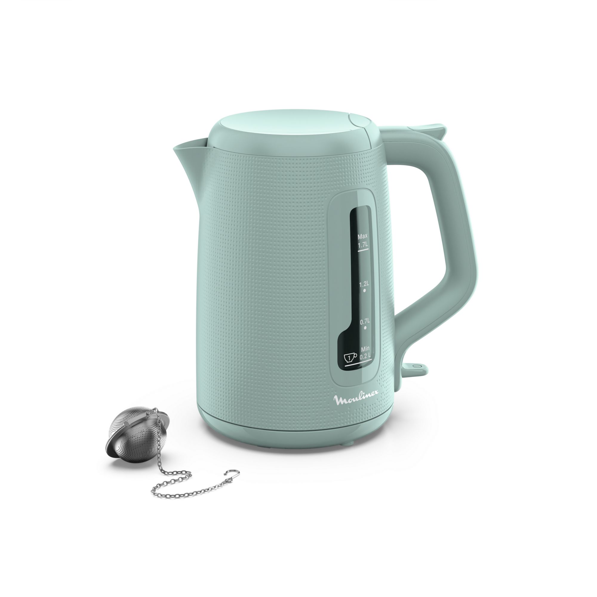 Moulinex BY2M1310 Morning+ Waterkoker - 1.7L - 2400W - Eucalyptus - Inclusief thee-ei