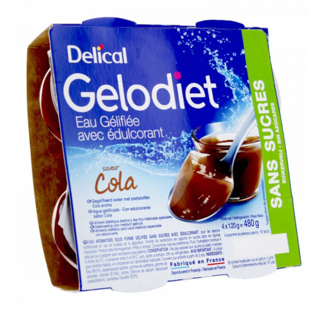 BS Nutrition Delical Gelodiet Gelwater Zoetstof Cola 480 g