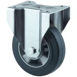 Tente Vast wiel met elastische rubberband - Aluminium velg