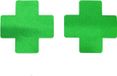 Go Go Gadget - Tepelcovers - kruis - neon groen