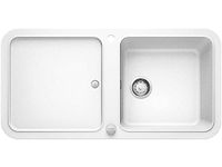 BLANCO YOVA XL 6 S, 519587, gootsteen, granieten spoelbak van Silgranit PuraDur, 1 stuk, wit