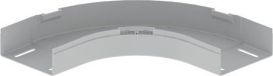 Unex 66160 U23X platte curve, 90°, grijs, 60 mm hoog x 150 mm breed, 2 stuks
