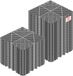 VEVOR In Elkaar Grijpende Drainage Mattenset 50-Delig 31 X 31 Cm, Garagevloertegels, Antislip Kliktegels van Pp, Modulaire Garagevloer voor Badkamer, Keuken, Zwembad, Buitenruimtes, Zelfdrainerend, Grijs