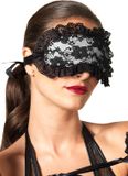 Leg Avenue Lace & satin eyemask - Zwart