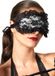 Leg Avenue Lace & satin eyemask - Zwart
