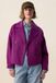 Sissy-Boy Paarse wollen peacoat jas