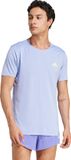 adidas Performance Adizero Running T-shirt Heren Blauw L