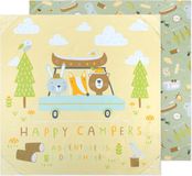 Bumkins - Roll & Go Blanket - Happy Campers