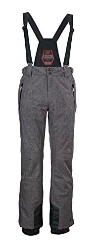 killtec Men's Skibroek - KSW 146 MN SKI PNTS - antraciet gemêleerd - M