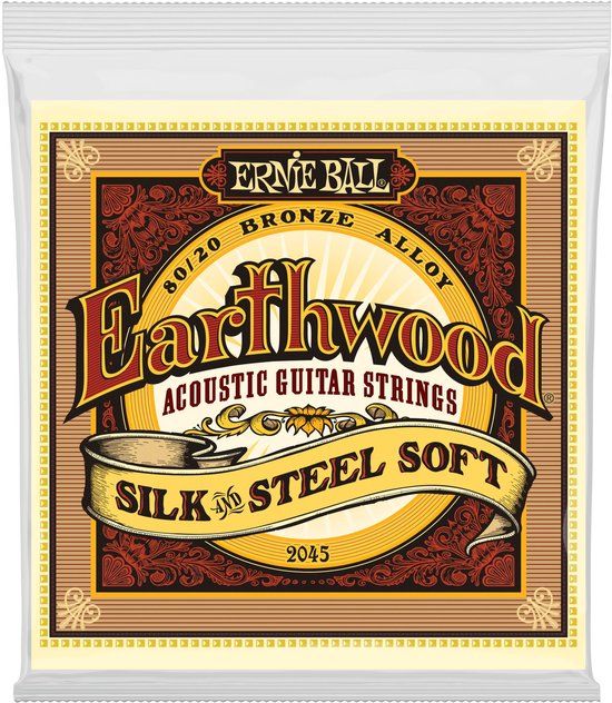 Ernie Ball 2045 Earthwood Silk & Steel Soft snarenset