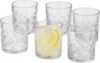 Vivalto Drinkglazen Fantasy - 6x stuks - 350 ml - glas - transparant