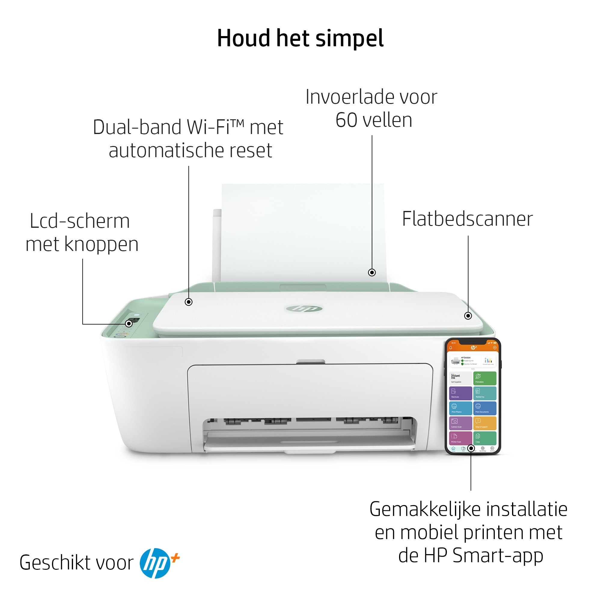 HP Deskjet 2722e AllinOne printer Prijzen vergelijken Kieskeurig.nl