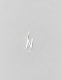 Design Letters Archettype hanger 10 mm, A-Z (zilver) - N