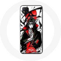 Maniacase Etui voor Xiaomi Redmi 9C Itachi Uchiwa Naruto Anime Teaser