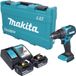 Makita DHP 490 RGK perceuse-visseuse à percussion sans fil 18 V 65 Nm sans balai + 2x batterie 6,0 Ah + chargeur + mallette