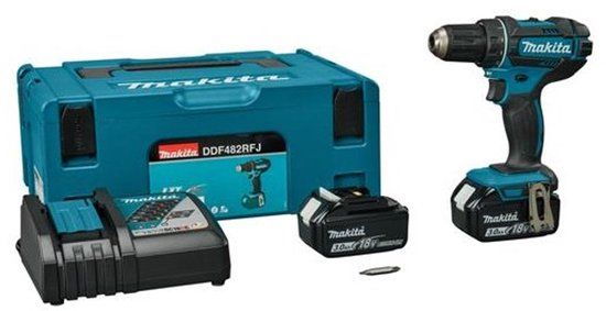 Makita DDF482RFJ - Accuboormachine - 18V - 2x3.0Ah accu