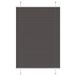 VidaXL Plissé rolgordijn 85x100 cm stofbreedte 84,4 cm polyester zwart