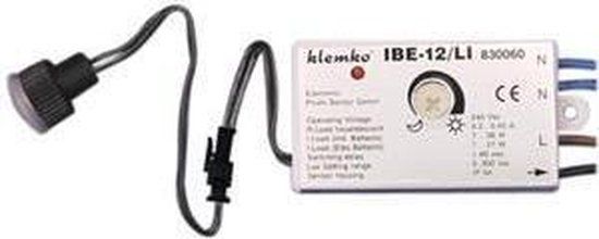 Klemko Schemerschakelaar inbouw klemko IBE12/LI