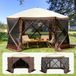StarTech Latios Pop-up Gazebo Partytent - Zeshoekig Paviljoen - Bruin